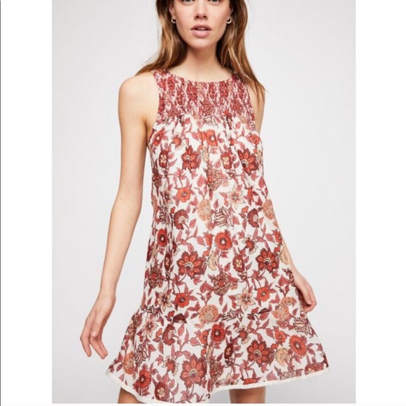 Free People oh baby mini dress in mum print - Picture 4 of 8